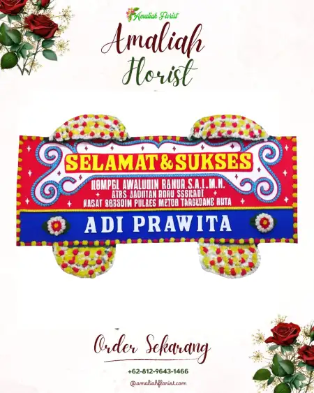 Papan Bunga Ucapan Selamat Nogotirto