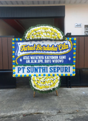 Papan Bunga Duka di Nogotirto